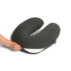 Doomoo - Perna mare pentru gravide si bebelusi 3 in 1, bumbac organic Buddy Chine Anthracite