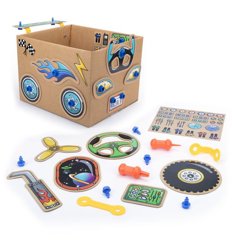 Set de creatie Boxineers™ - Vehicule din carton
