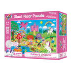 Puzzle Podea: Zane si unicorni (30 piese)