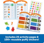 Set activitati educative cu abtibilduri - Culori, numere si forme