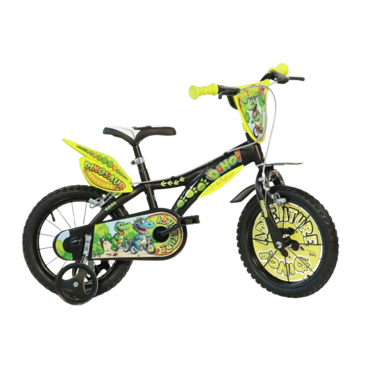 Bicicleta copii 14'' Aventurile dinozaurului