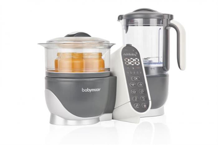 Babymoov - Robot multifunctional 5 in 1 Nutribaby (+) Industrial Grey