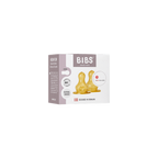 BIBS - Set 2 tetine pentru biberon, Latex, flux mediu