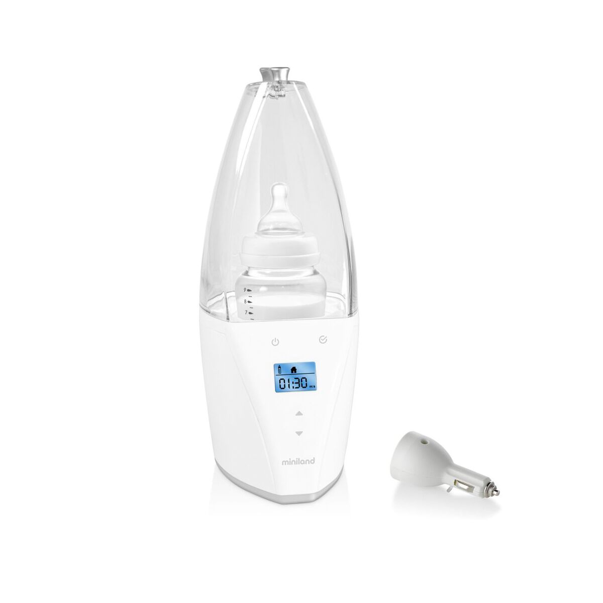 Incalzitor si Sterilizator Casa si Auto Miniland Warmy Advanced Silver