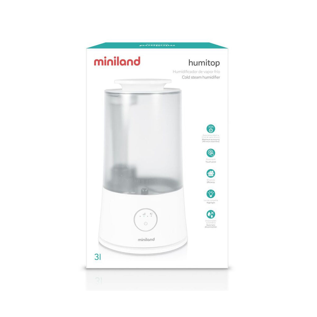 Umidificator cu ultrasunete si abur rece Miniland Humitop