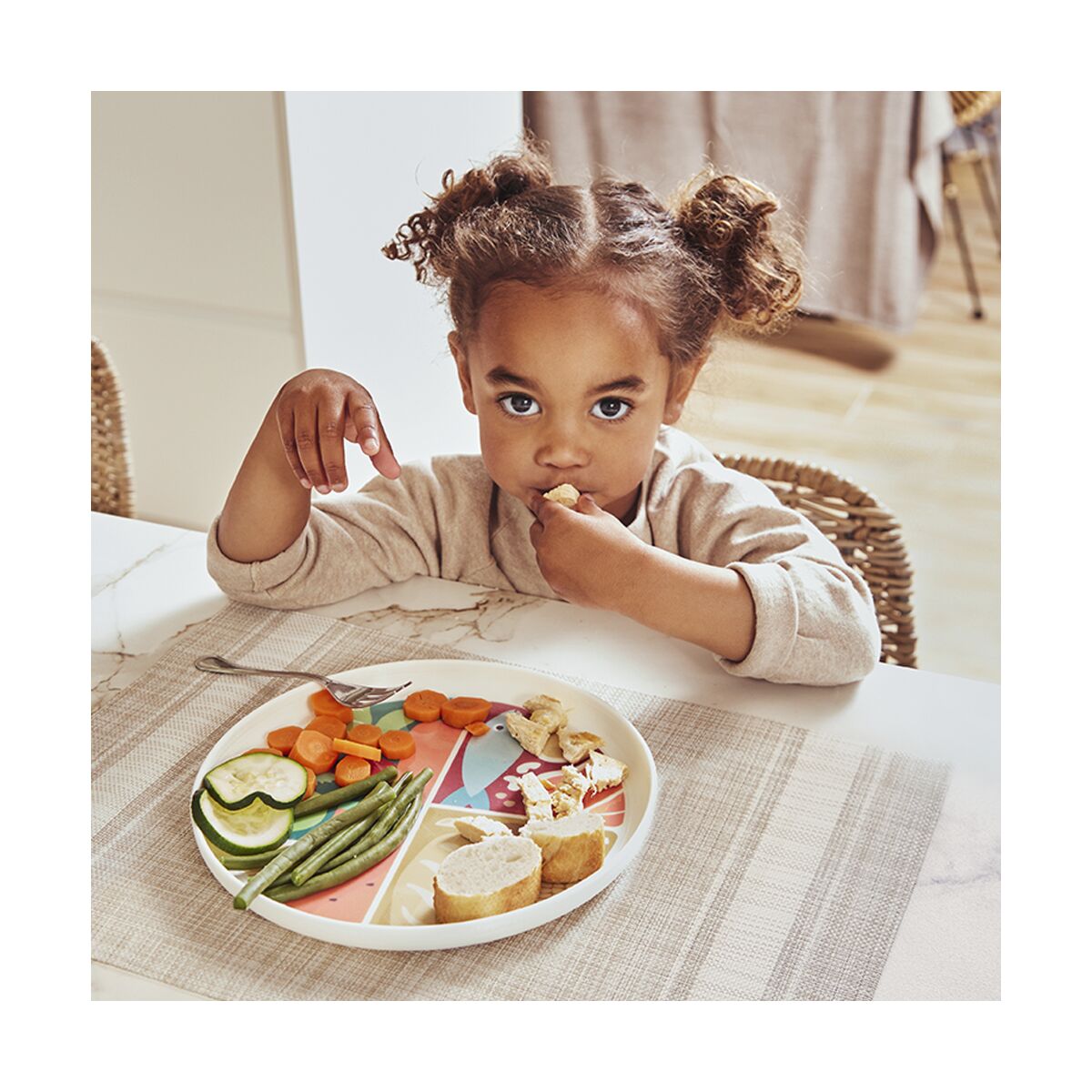 Nutrihealthy Miniland Children's Food Platter