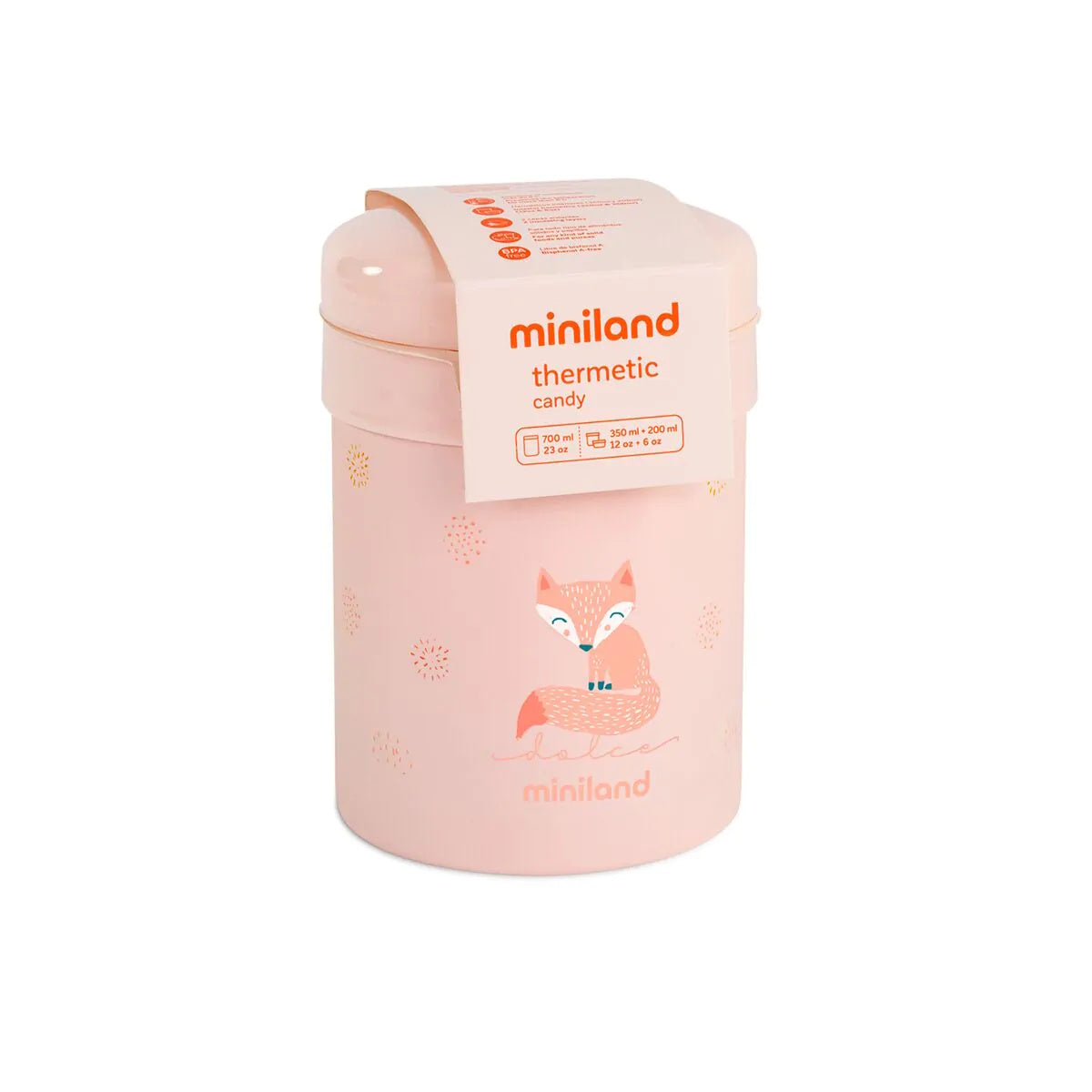 Termos 2 in 1 hrana solida Miniland Thermetic Candy 700 ml