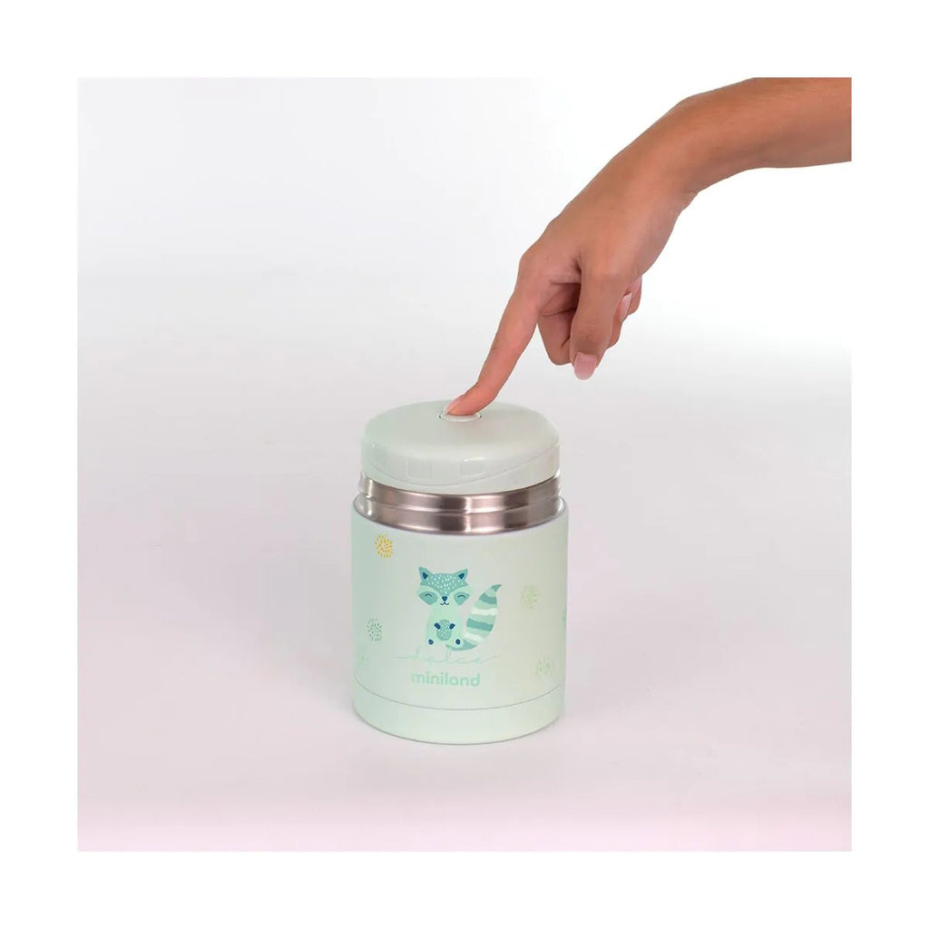 Termos mancare solida Miniland Food Thermy Mint 600 ml