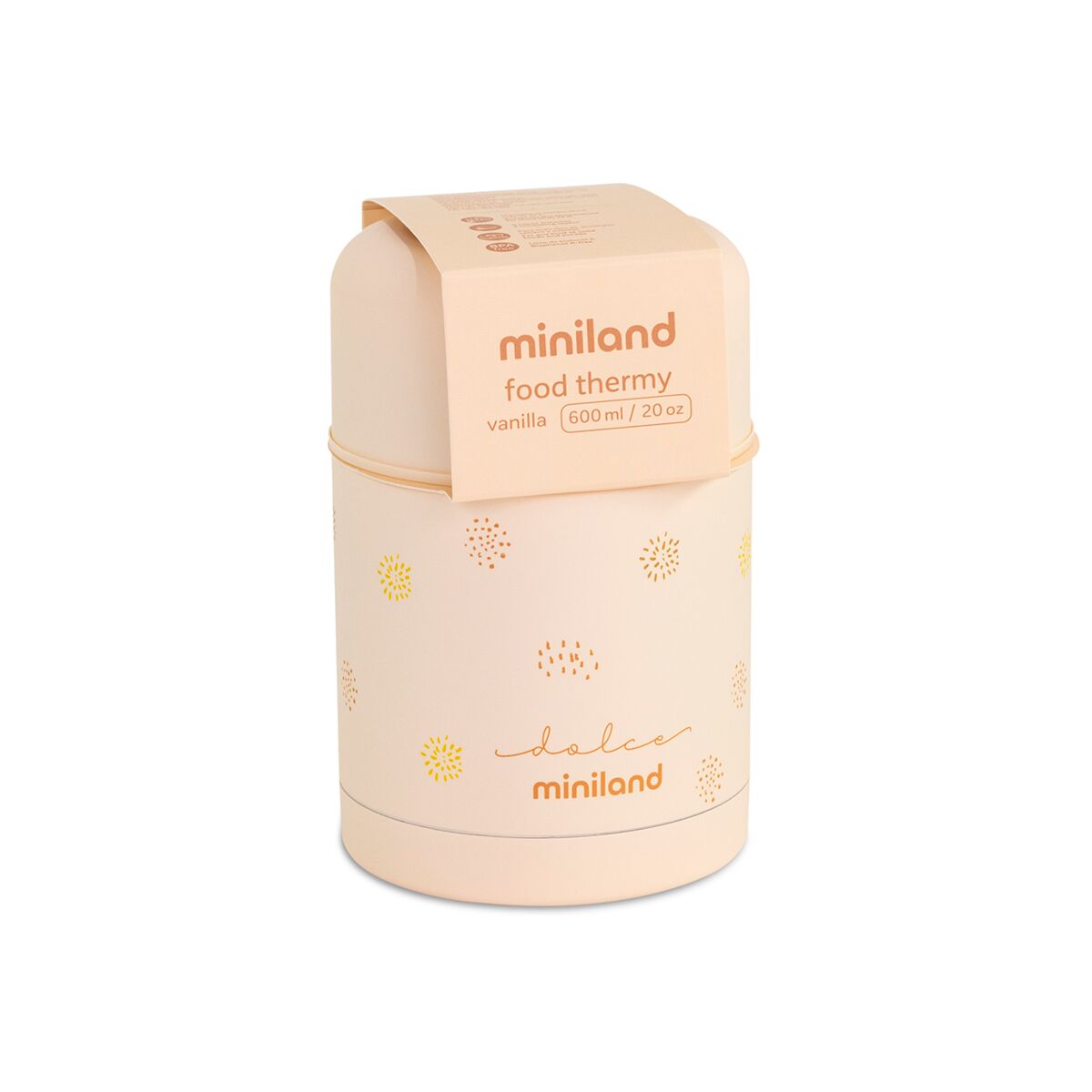 Miniland Vanilla Solid Food Thermos 600 ml
