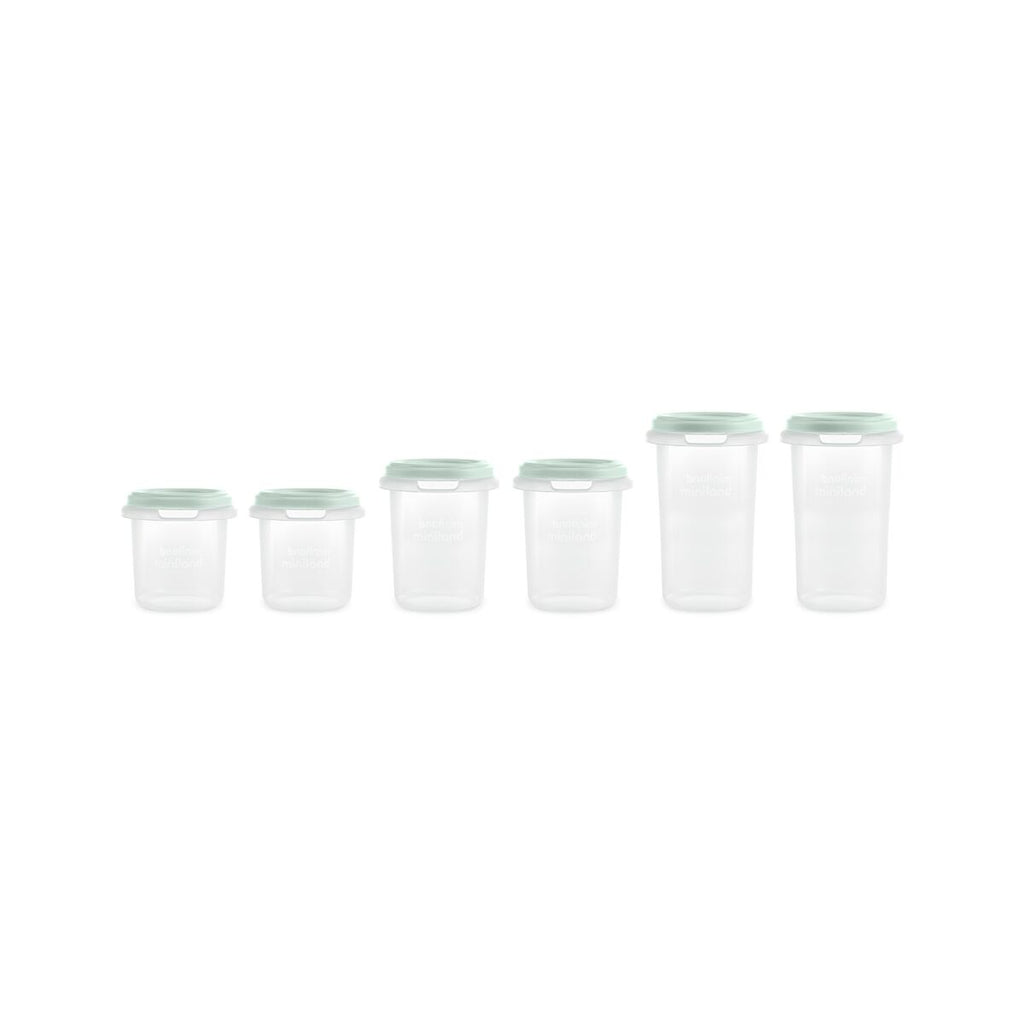 Set 6 recipiente gradate Miniland Mint