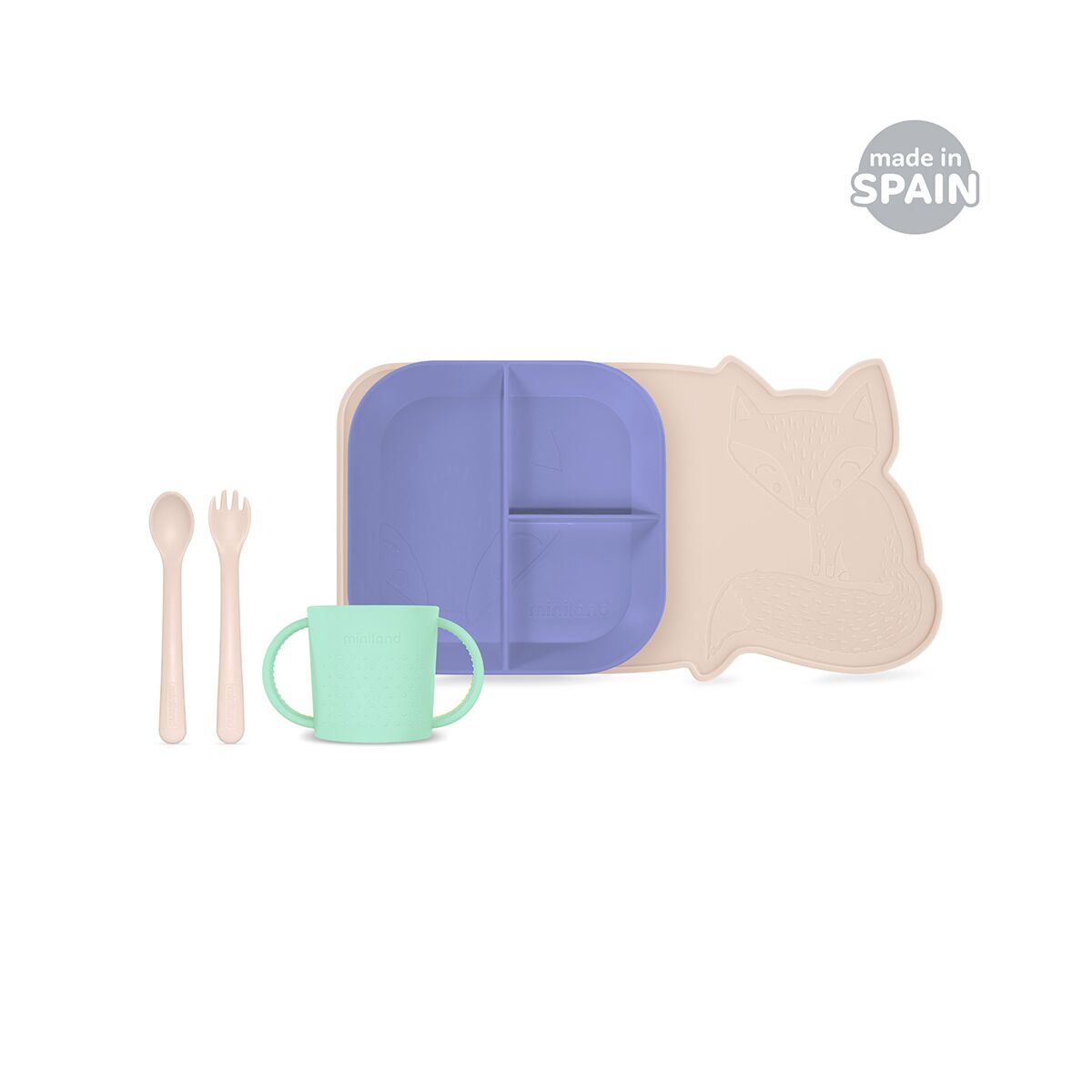 Miniland BLW Sunset children's tableware set