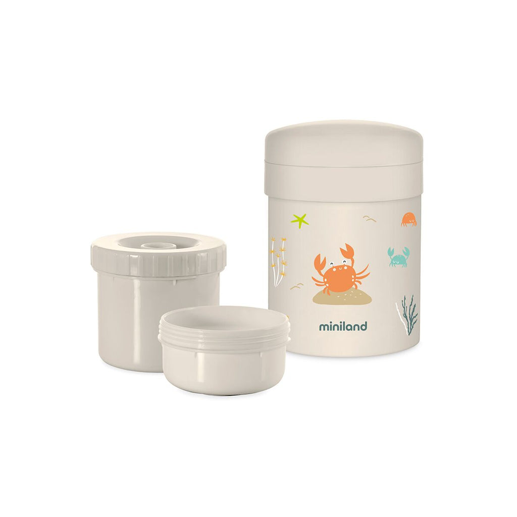 Termos 2 in 1 mancare solida Miniland Thermetic Crabsy 700 ml