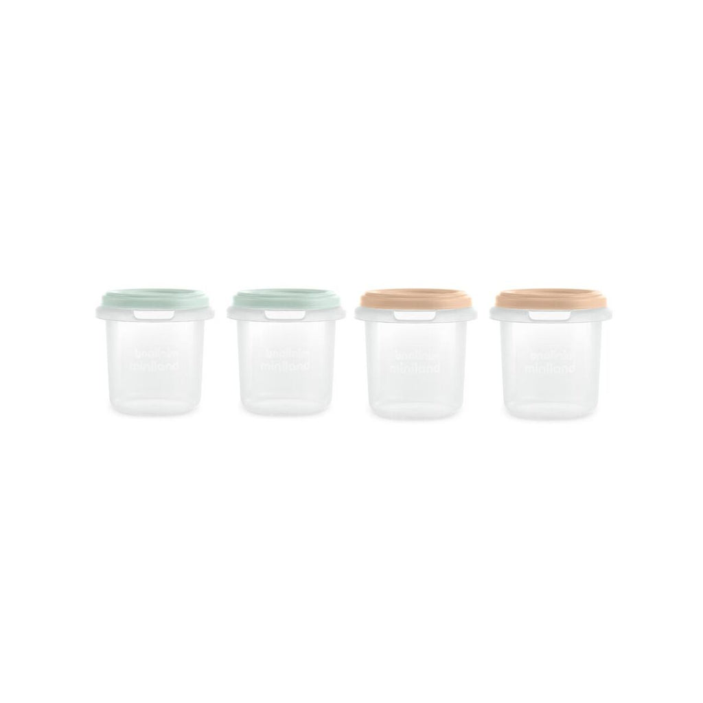 Set 4 recipiente ermetice 250ml, pentru stocare hrana bebeluși Dreamland