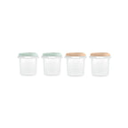 Set 4 recipiente ermetice 250ml, pentru stocare hrana bebeluși Dreamland