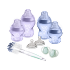Kit biberoane nou-nascut Tommee Tippee Closer to Nature, 0 luni +, Mov