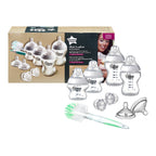 Tommee Tippee Kit biberoane nou-nascut Closer to Nature 0+ luni tetina silicon flux lent anti-colici