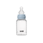 BIBS - Set complet biberon anticolici PP fara BPA, 150 ml, Silicon, Baby Blue