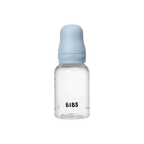 BIBS - Set complet biberon anticolici PP fara BPA, 150 ml, Silicon, Baby Blue