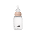 BIBS - Set complet biberon anticolici PP fara BPA, 150 ml, Silicon, Blush