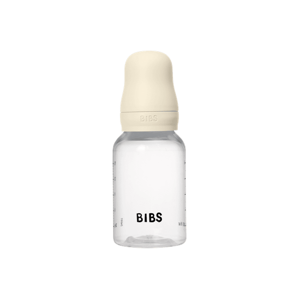 BIBS - Set complet biberon anticolici PP fara BPA, 150 ml, Latex, Ivory