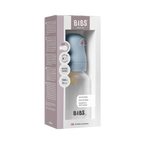 BIBS - Set complet biberon anticolici PP fara BPA, 150 ml, Latex, Baby Blue