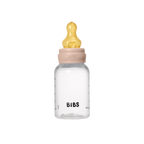 BIBS - Set complet biberon anticolici PP fara BPA, 150 ml, Latex, Blush