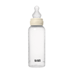 BIBS - Set complet biberon anticolici PP fara BPA, 270 ml, Silicon, Ivory