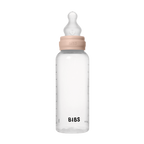 BIBS - Set complet biberon anticolici PP fara BPA, 270 ml, Silicon, Blush