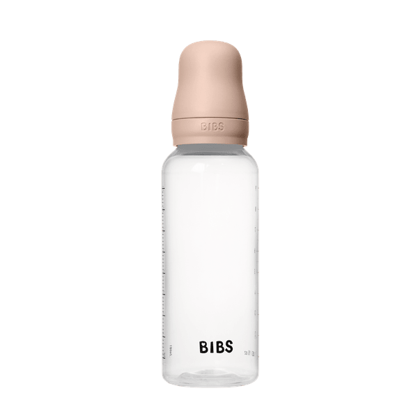 BIBS - Set complet biberon anticolici PP fara BPA, 270 ml, Silicon, Blush