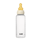 BIBS - Set complet biberon anticolici PP fara BPA, 270 ml, Latex, Ivory