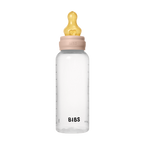 BIBS - Set complet biberon anticolici PP fara BPA, 270 ml, Latex, Blush