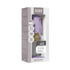 BIBS - Set complet biberon Boheme din sticla anticolici cu tetina din latex, flux lent, 120 ml, Violet Sky
