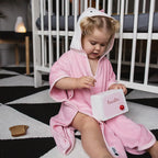 Halat de baie tip Poncho Tommee Tippee, (2-4 ani), Pinguinul Penny, Roz