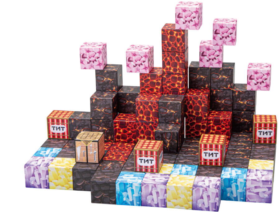 Cuburi magnetice - TNT 86 piese (2 cm)
