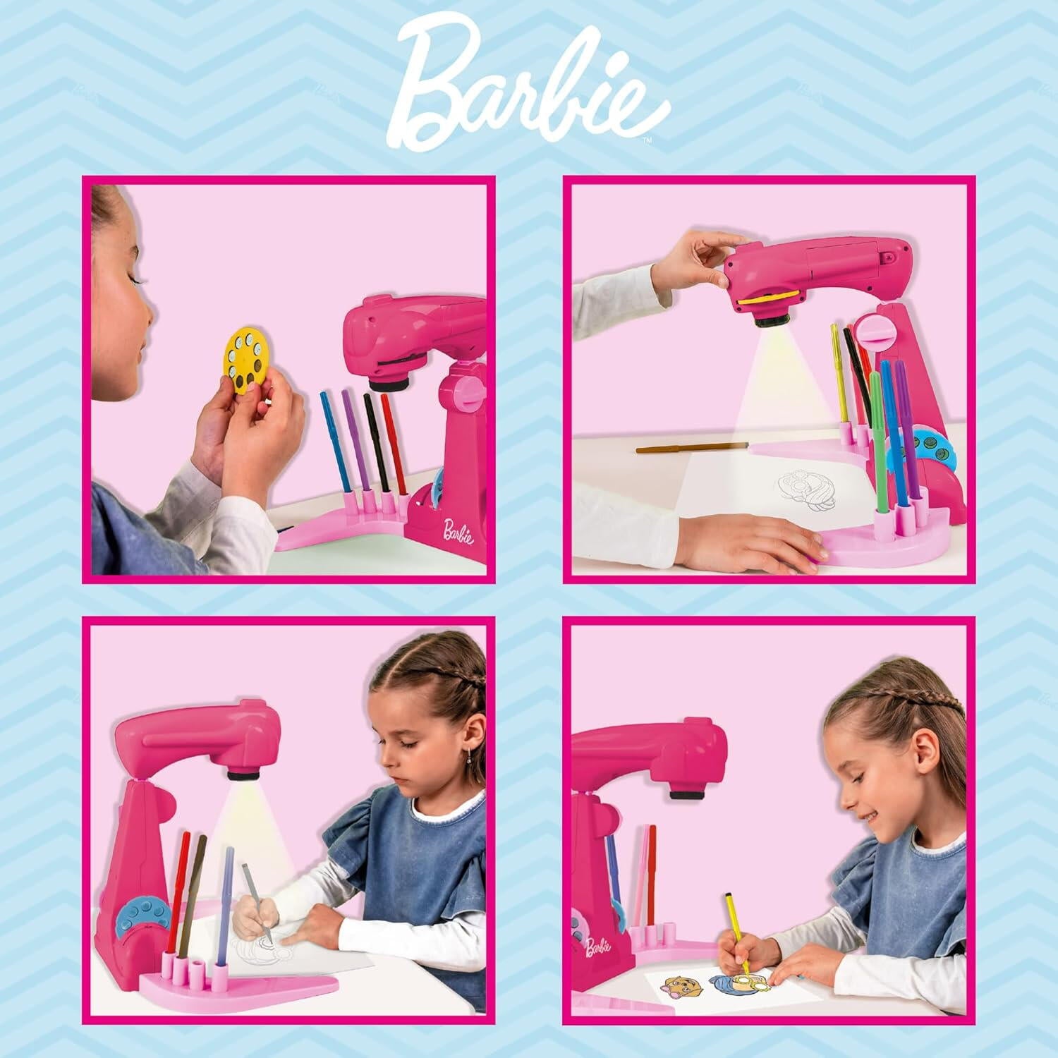 Proiector pentru desen - Barbie