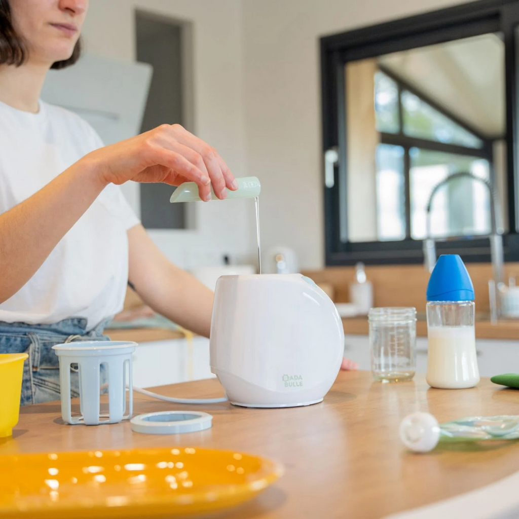 Badabulle – Incalzitor de biberoane/borcane pentru casa Easy+ Pastel