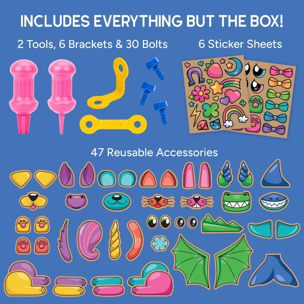 Set de creatie Boxineers™ - Animalute din carton