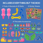 Set de creatie Boxineers™ - Animalute din carton