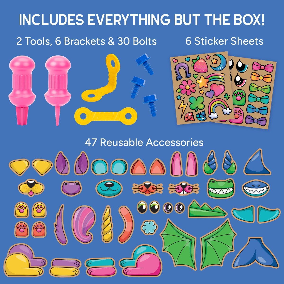 Set de creatie Boxineers™ - Animalute din carton