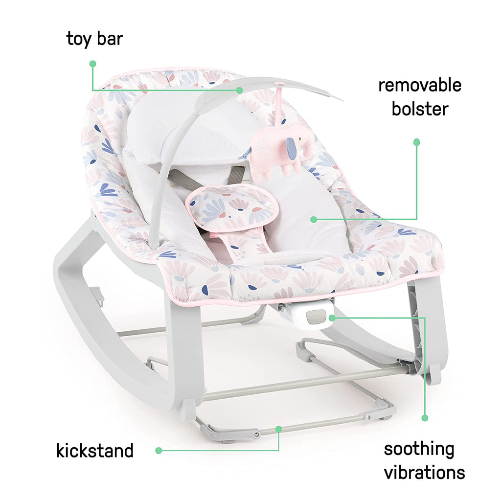 Ingenuity - Leagan si Balansoar Pink Cozy 3 in 1 Pink