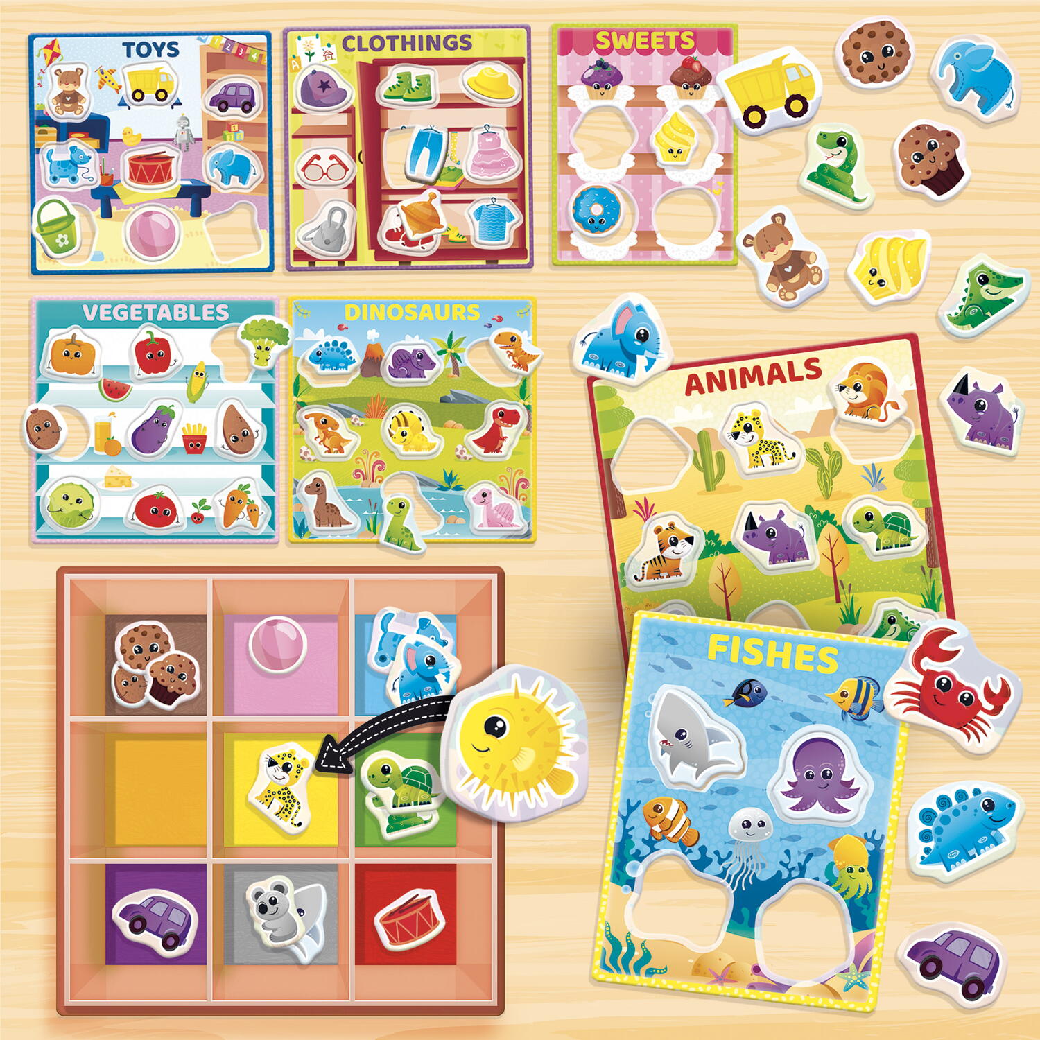 Cutiuta Montessori - Culori