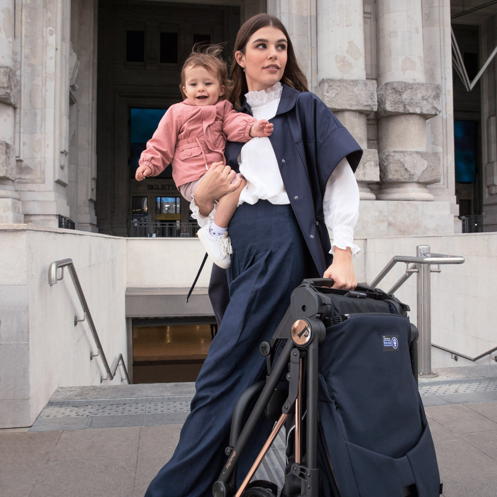 Carucior 3 in 1 Peg Perego Vivace, Lounge, Pagoda, 0 - 22 kg, Blue Shine