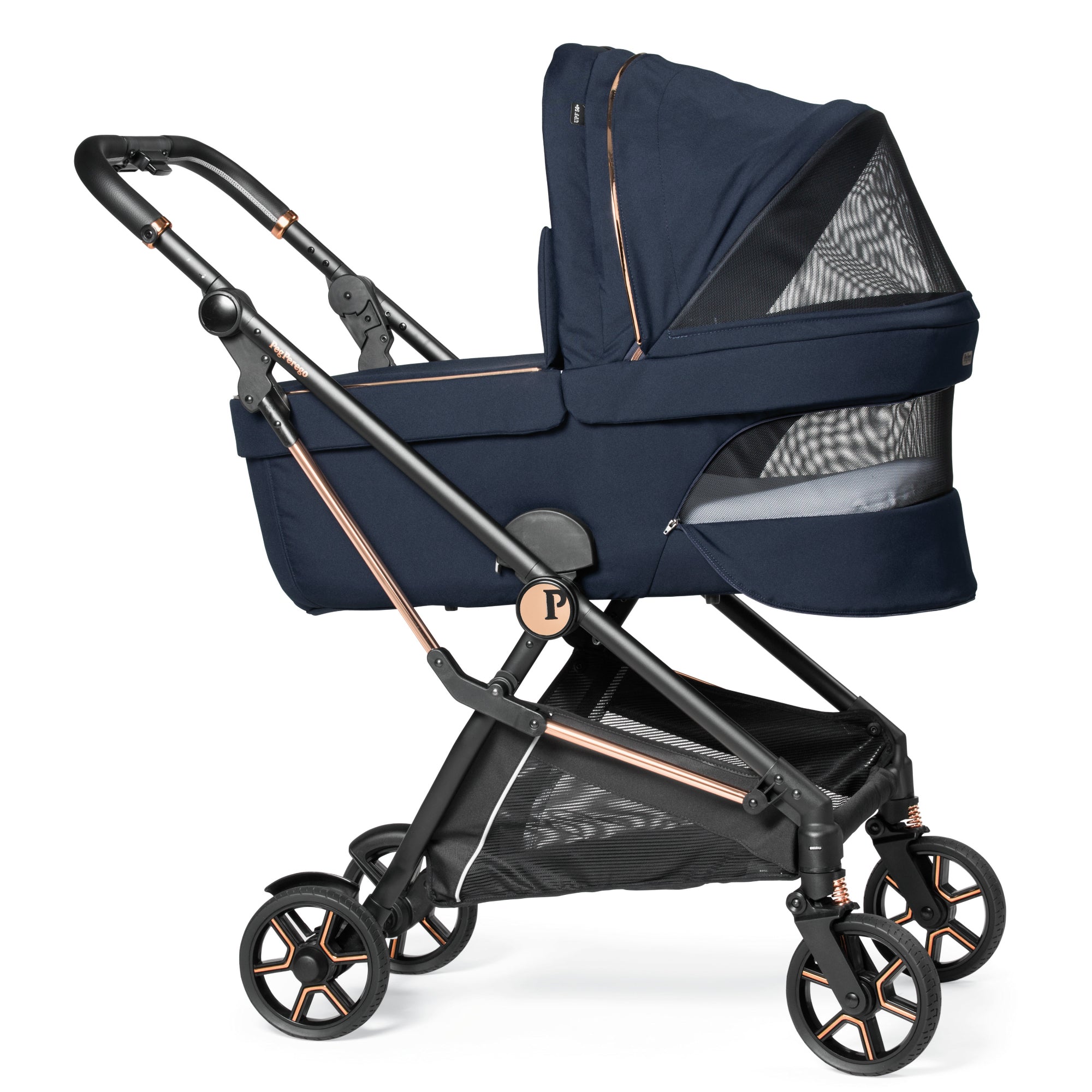 Carucior 3 in 1 Peg Perego Vivace, Lounge, Pagoda, 0 - 22 kg, Blue Shine