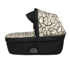 Carucior 3 in 1 Peg Perego Veloce, SLK, 0 - 22 kg, Graphic Gold, Negru / Bej