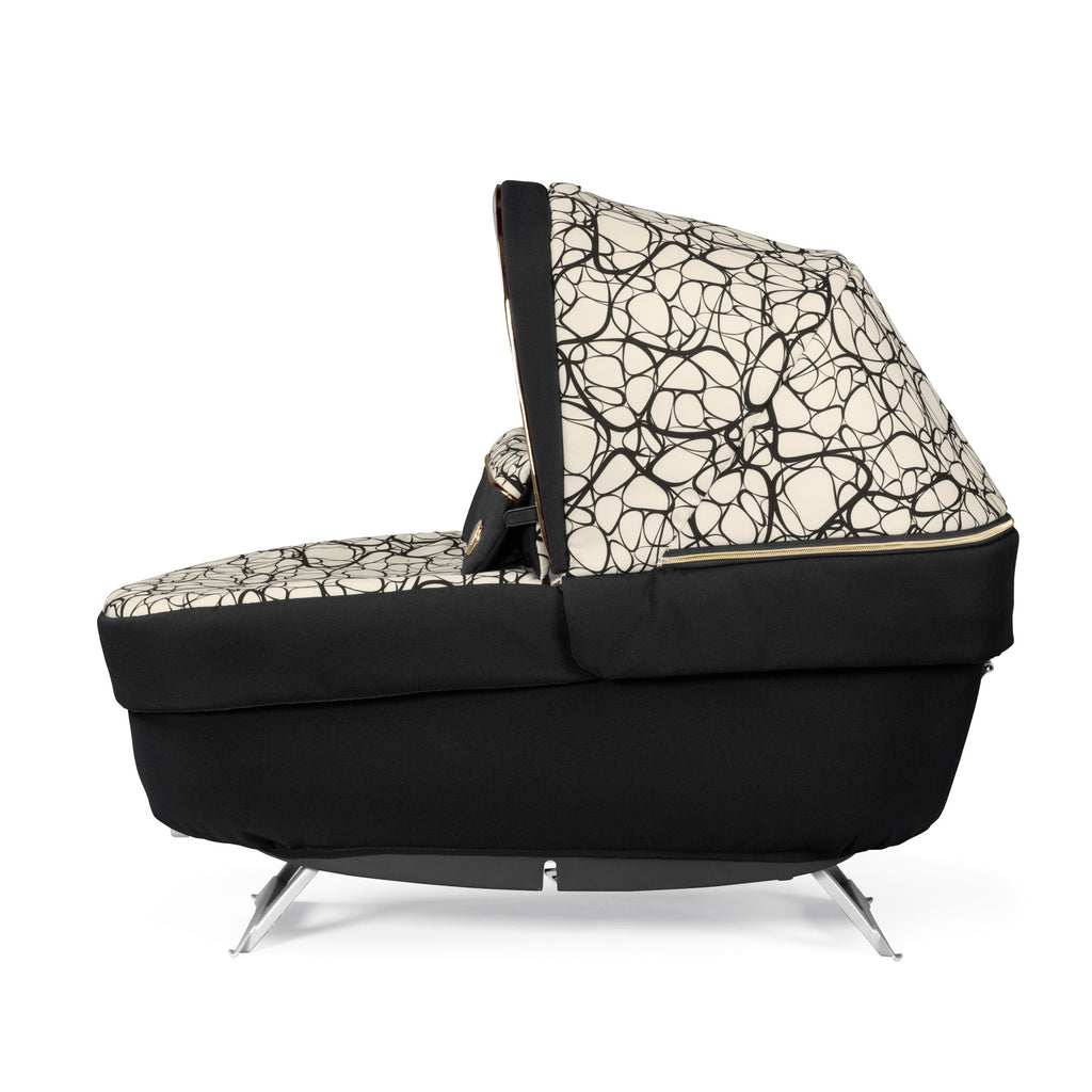 Carucior 3 in 1 Peg Perego Book, SLK, 0 - 22 kg, Graphic Gold, Negru / Bej