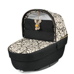 Carucior 3 in 1 Peg Perego Book, SLK, 0 - 22 kg, Graphic Gold, Negru / Bej