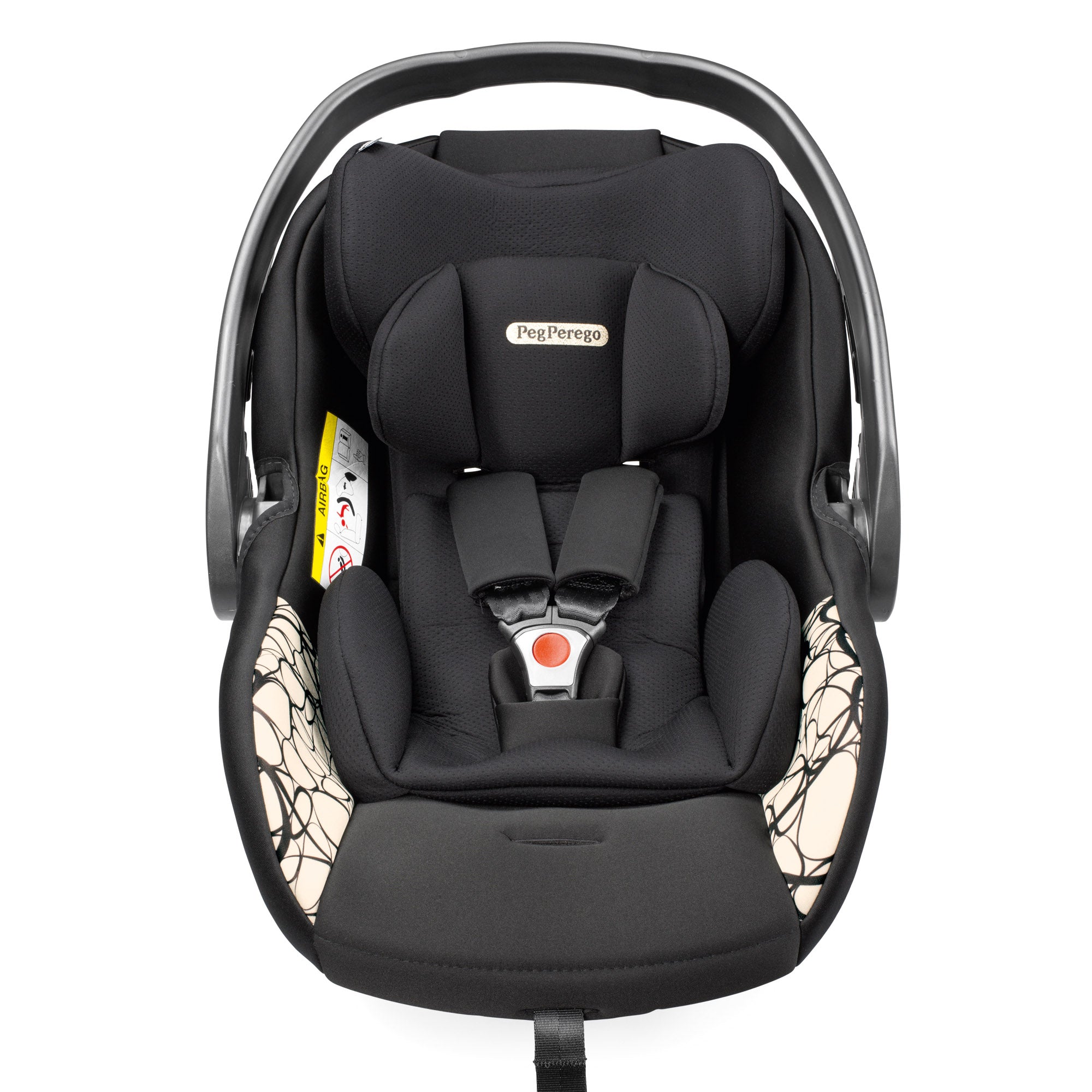 Carucior 3 in 1 Peg Perego Book, SLK, 0 - 22 kg, Graphic Gold, Negru / Bej