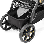 Carucior 3 in 1 Peg Perego Book, SLK, 0 - 22 kg, Graphic Gold, Negru / Bej