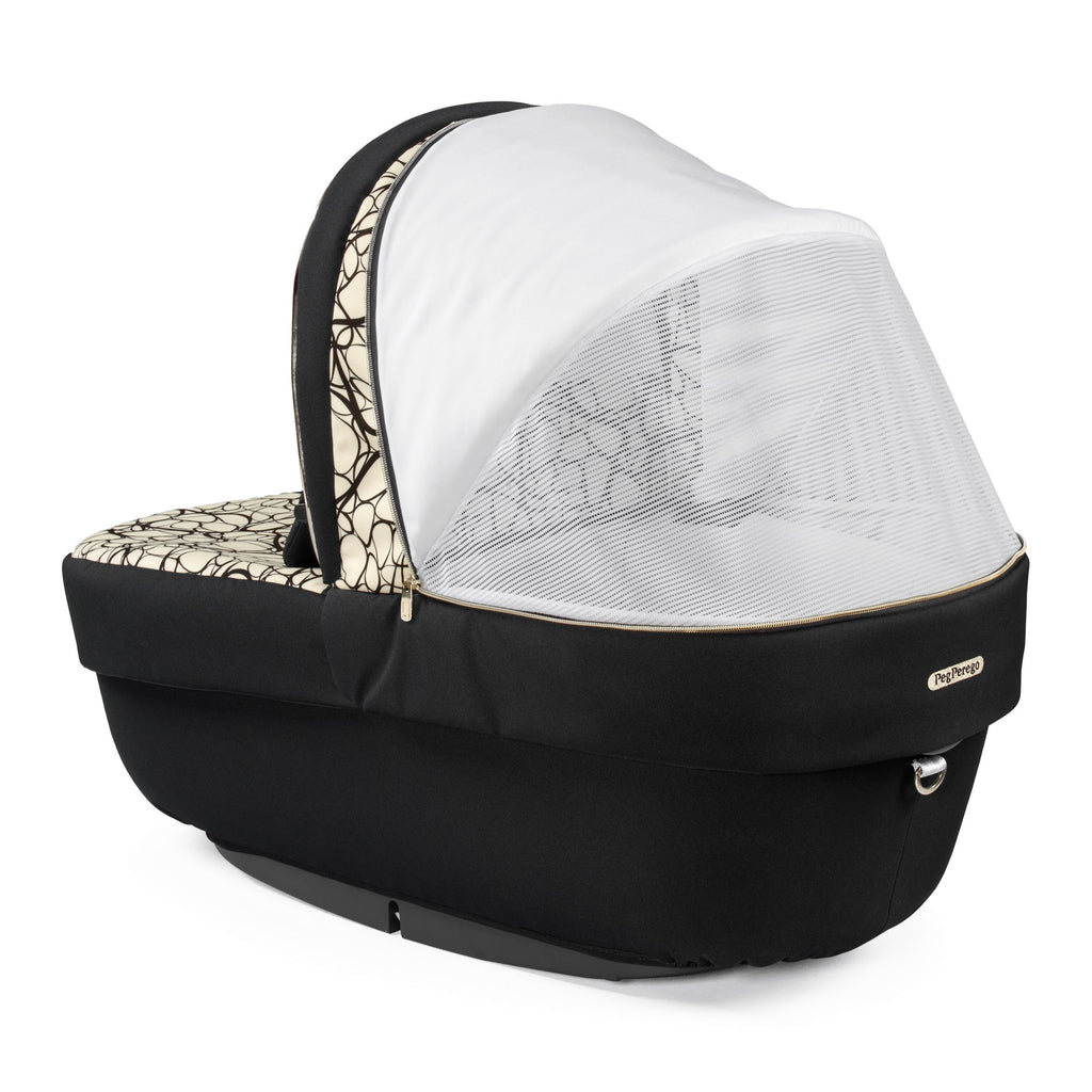 Carucior 3 in 1 Peg Perego Book, SLK, 0 - 22 kg, Graphic Gold, Negru / Bej