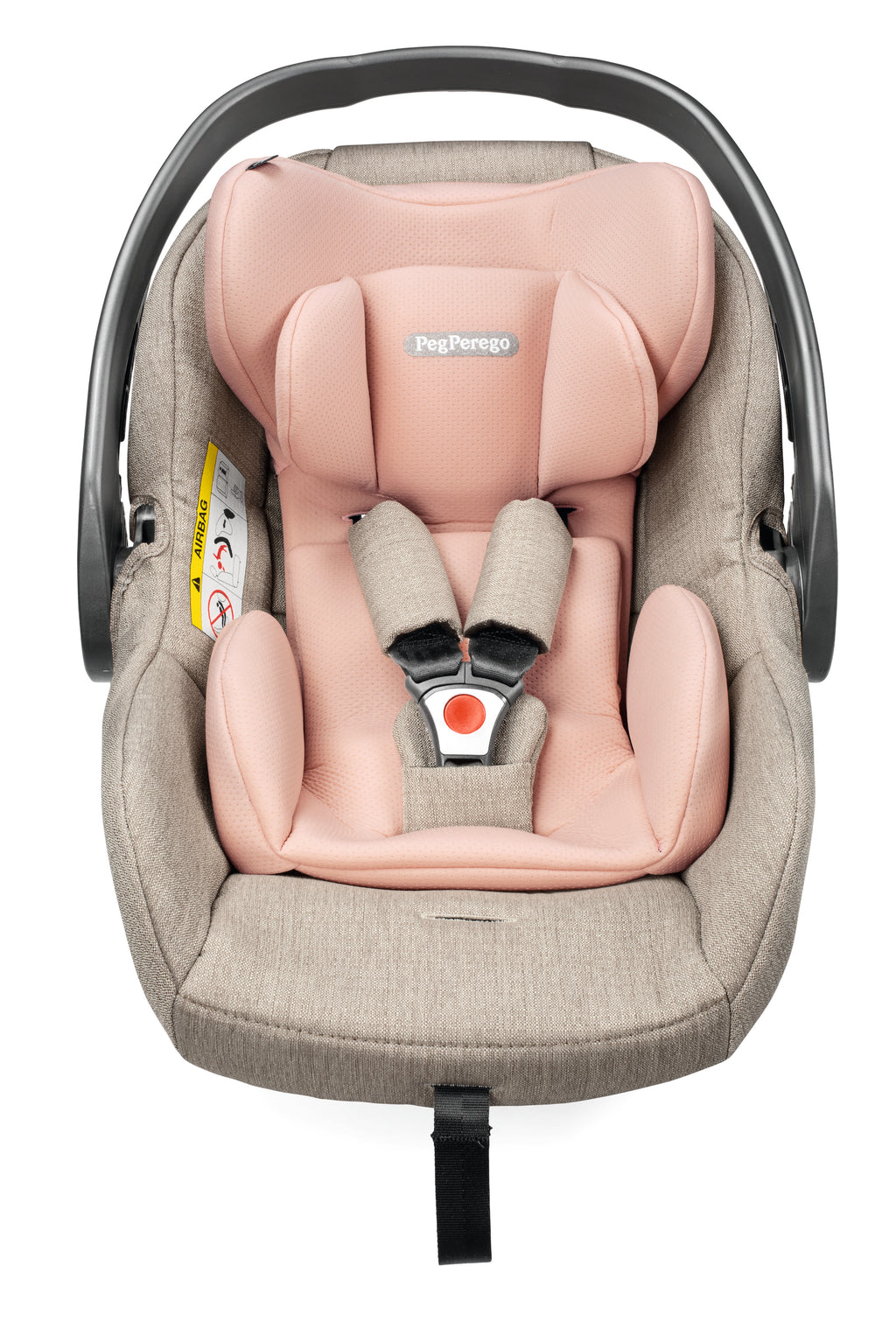 Carucior 3 in 1 Peg Perego Book, SLK, 0 - 22 kg, Mon Amour, Bej / Roz
